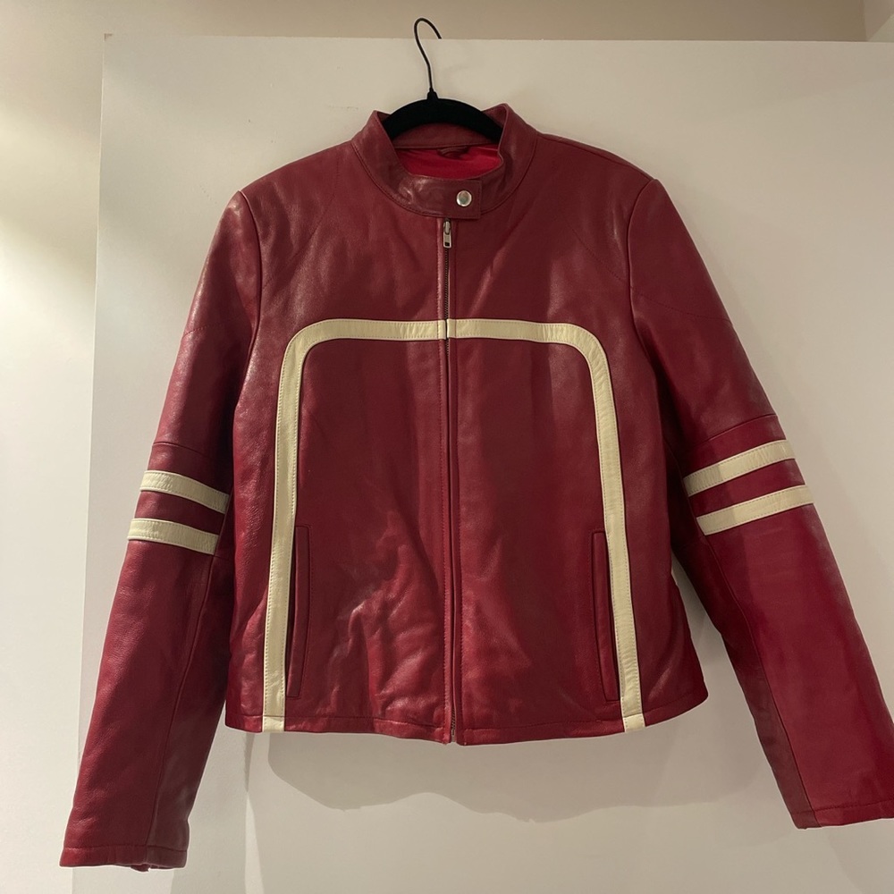 wilson’s leather vintage maxima biker jacket